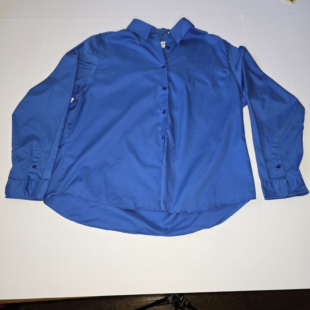 Vintage Pendleton Blue Button Down Long Sleeve Sh… - image 1